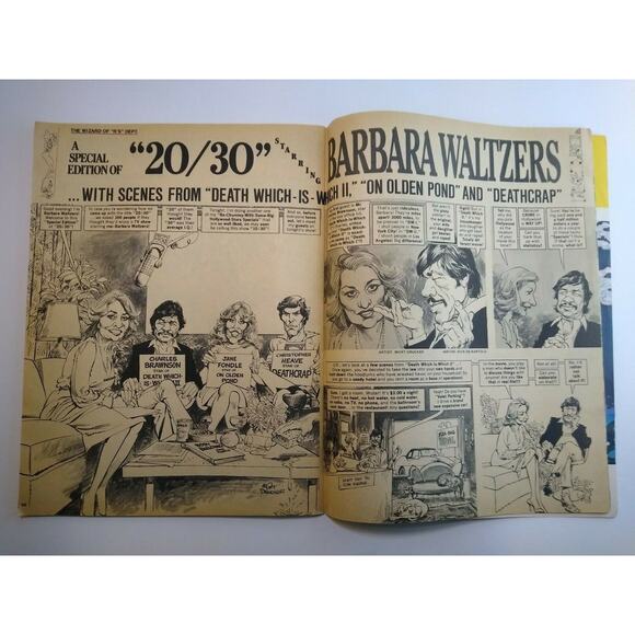 MAD Magazine Oct 1982 #234 Mash Death Wish Charles Bronson 20/20 Barbara Walters - Picture 5 of 8
